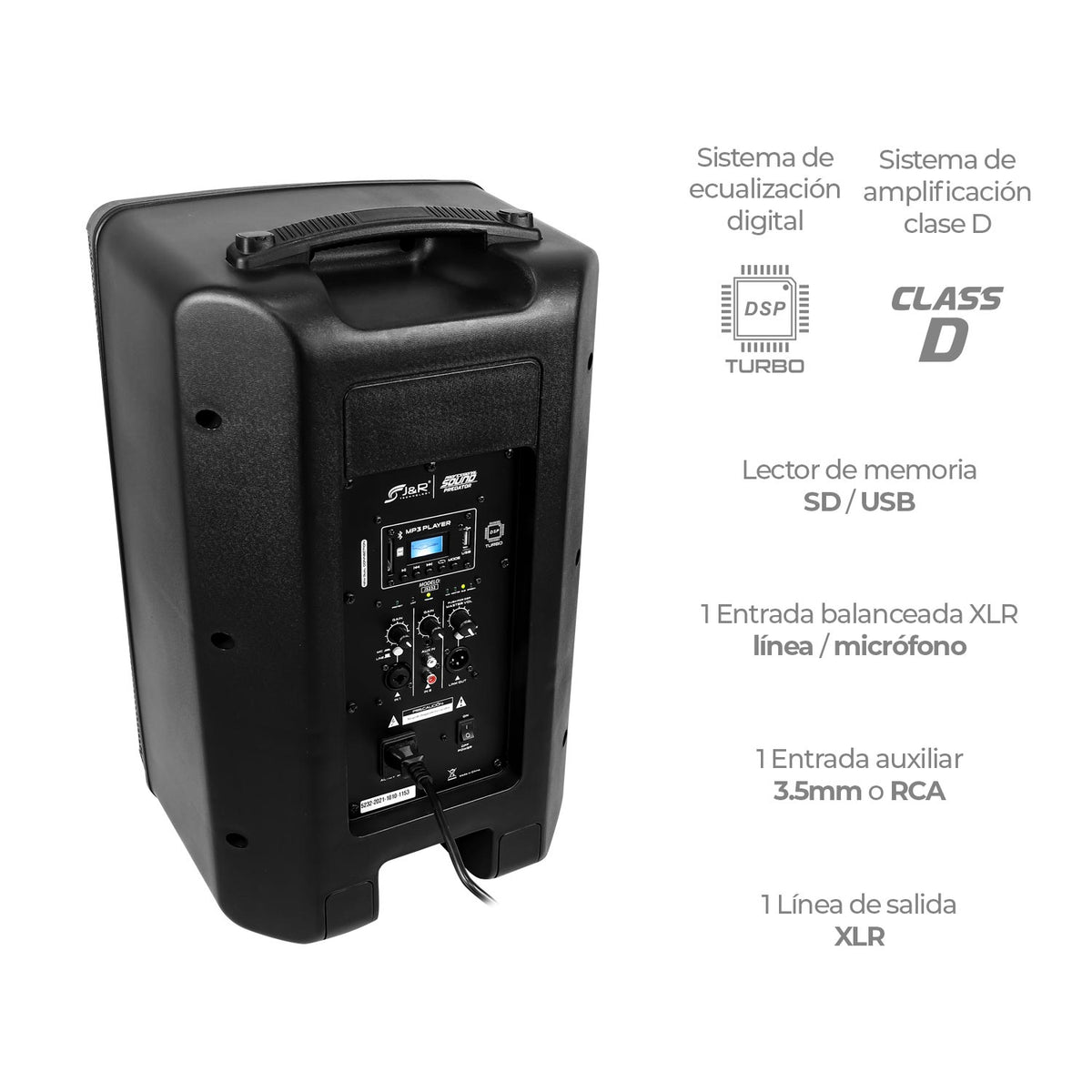 J&R J5232 Cabina activa 10"