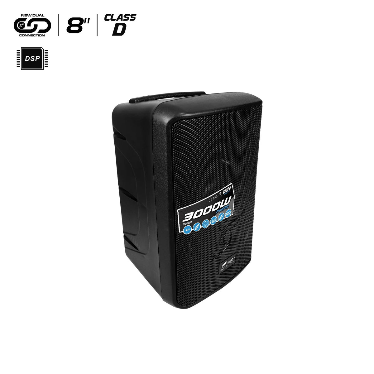 J&R J5233 Predator Cabina activa 8"