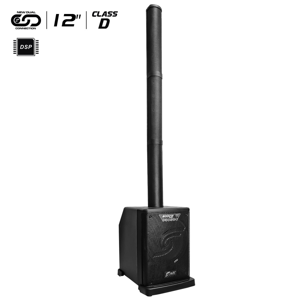 J&R J5238 Cabina activa tipo array 12" con DSP Turbo y Dual Connection