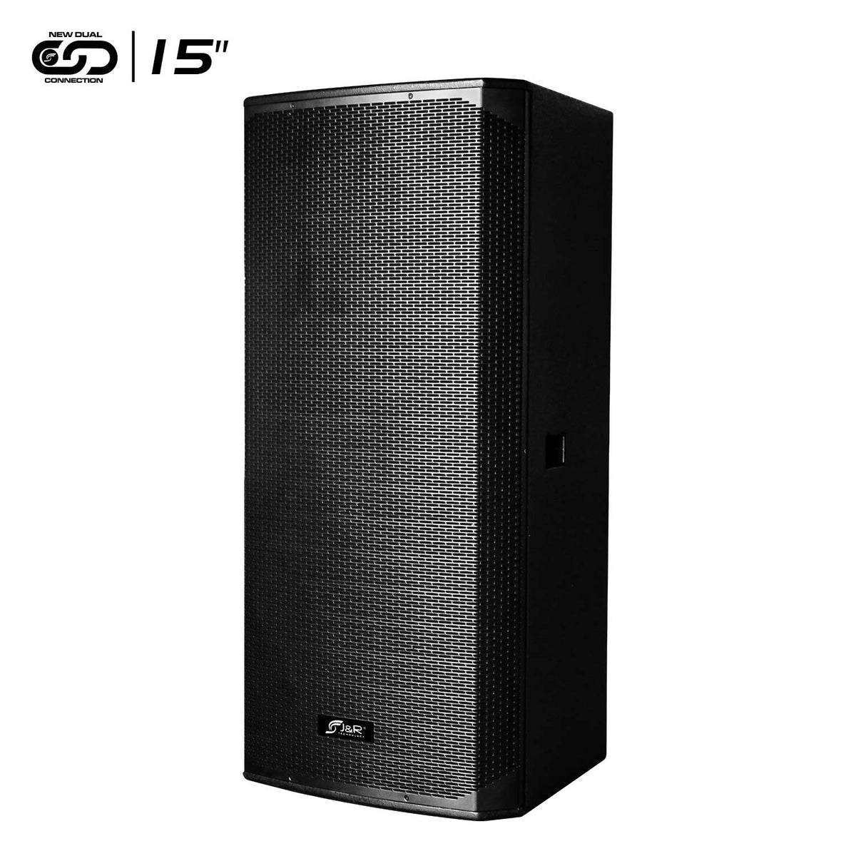 J&R J5256 Wooden X Cabina activa doble 15" 800 W clase D biamplificada