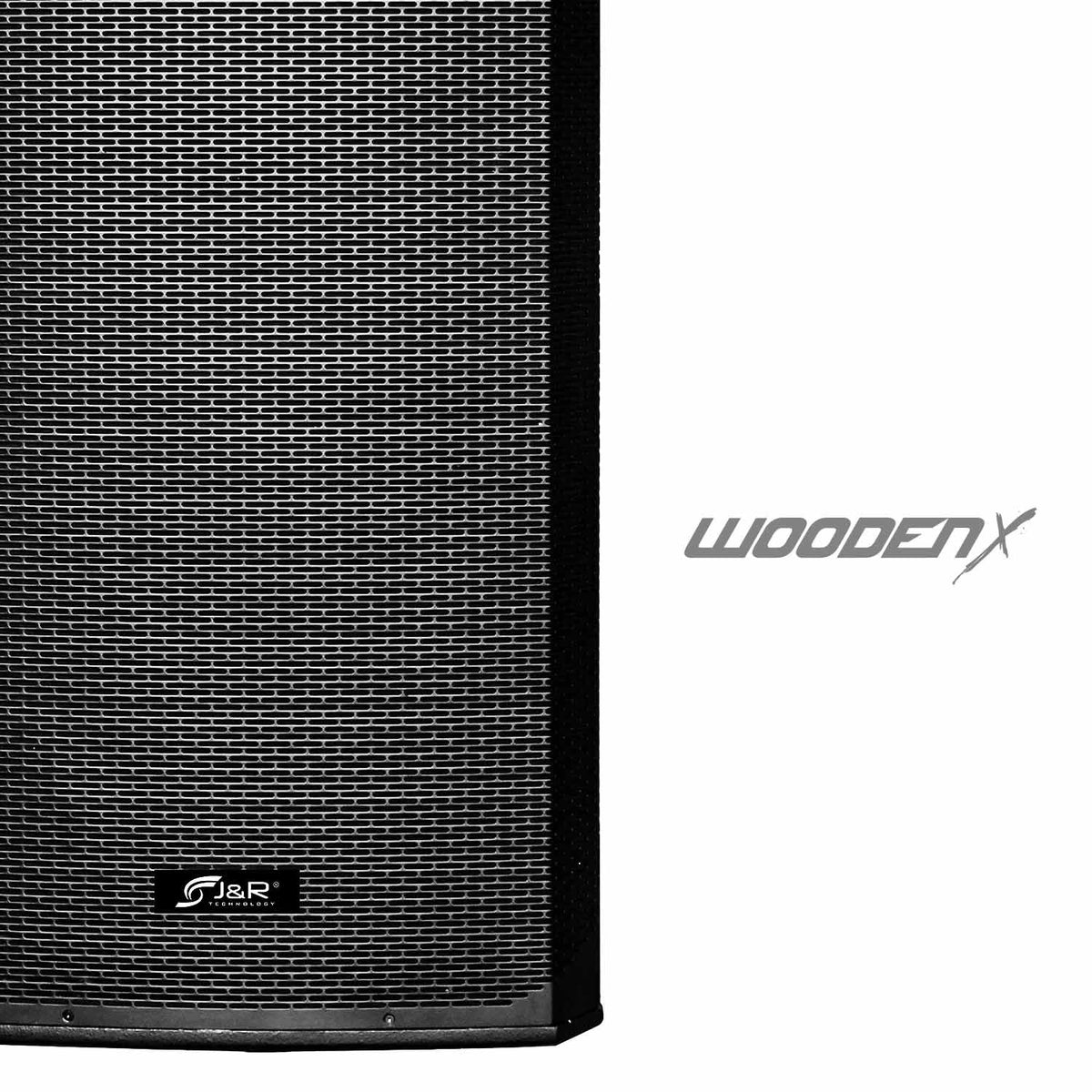 J&R J5256 Wooden X Cabina activa doble 15" 800 W clase D biamplificada
