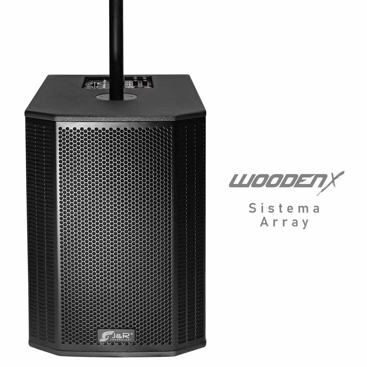 J&R J5258 Wooden X Sistema array activo 15" 600 W RMS con DSP