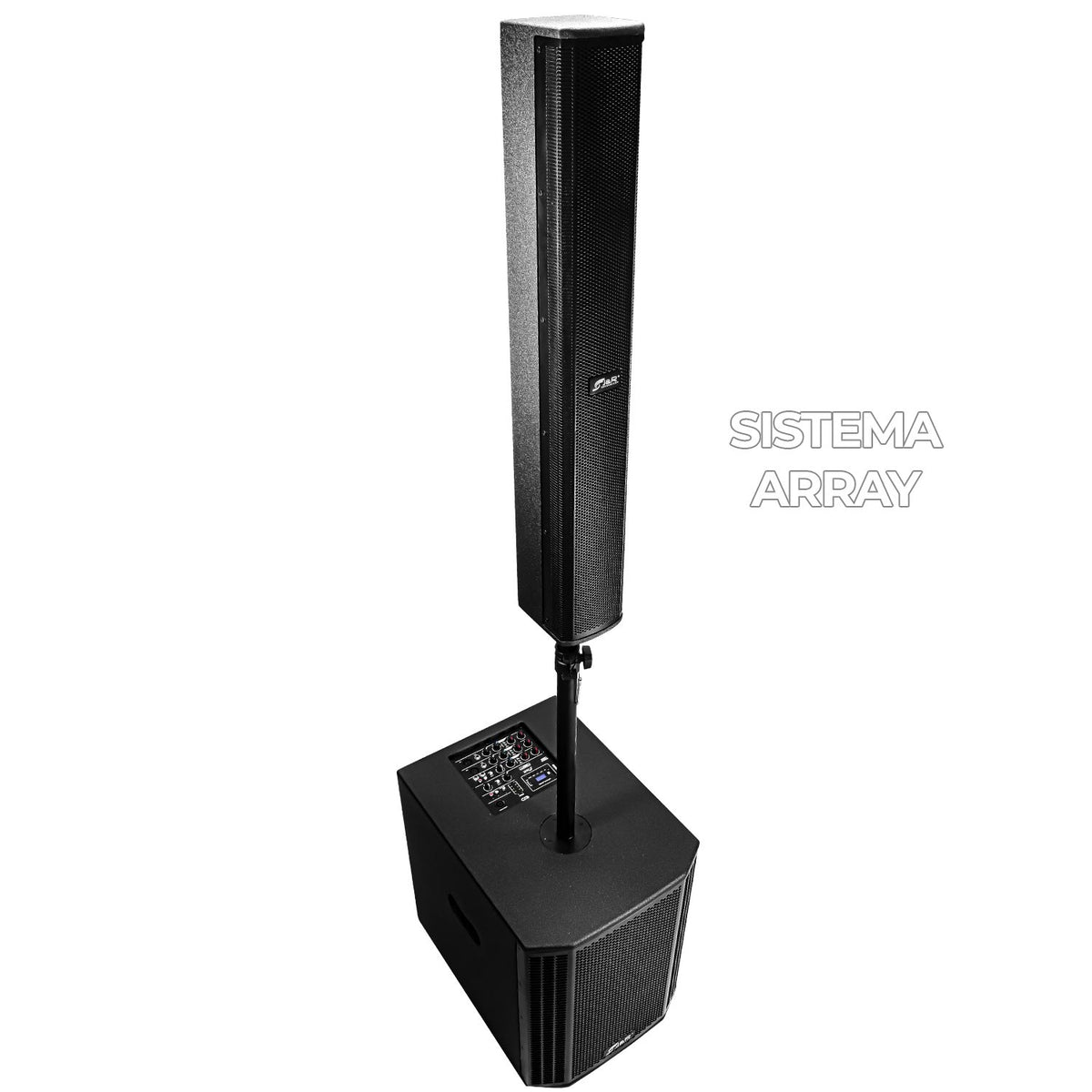 J&R J5258 Wooden X Sistema array activo 15" 600 W RMS con DSP
