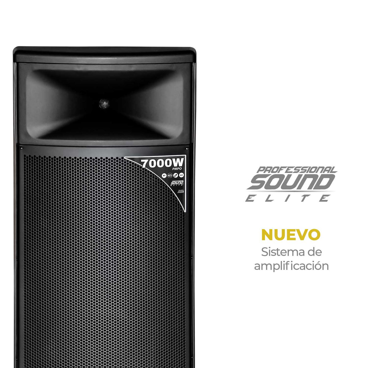 J&R J5259 Cabina activa doble 15" 600 W RMS con Bluetooth 5.1 y TWS