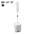 J&R J5264 Wooden X Array activo 12" 500 W blanco con DSP Turbo
