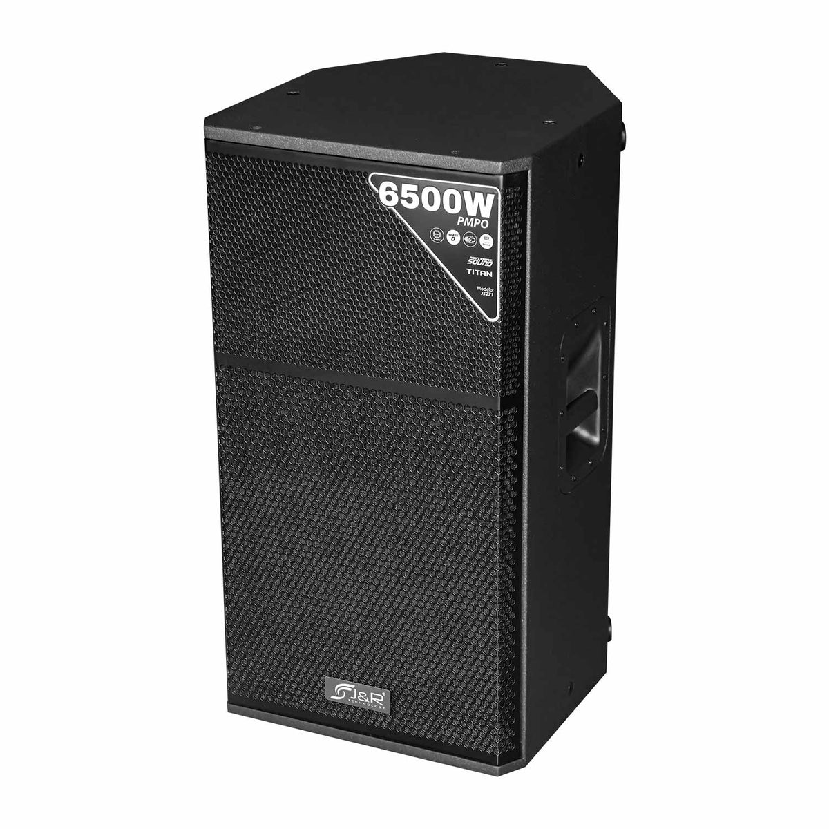 J&R J5271 Titan Cabina activa 15" 550 W RMS biamplificada en abedul