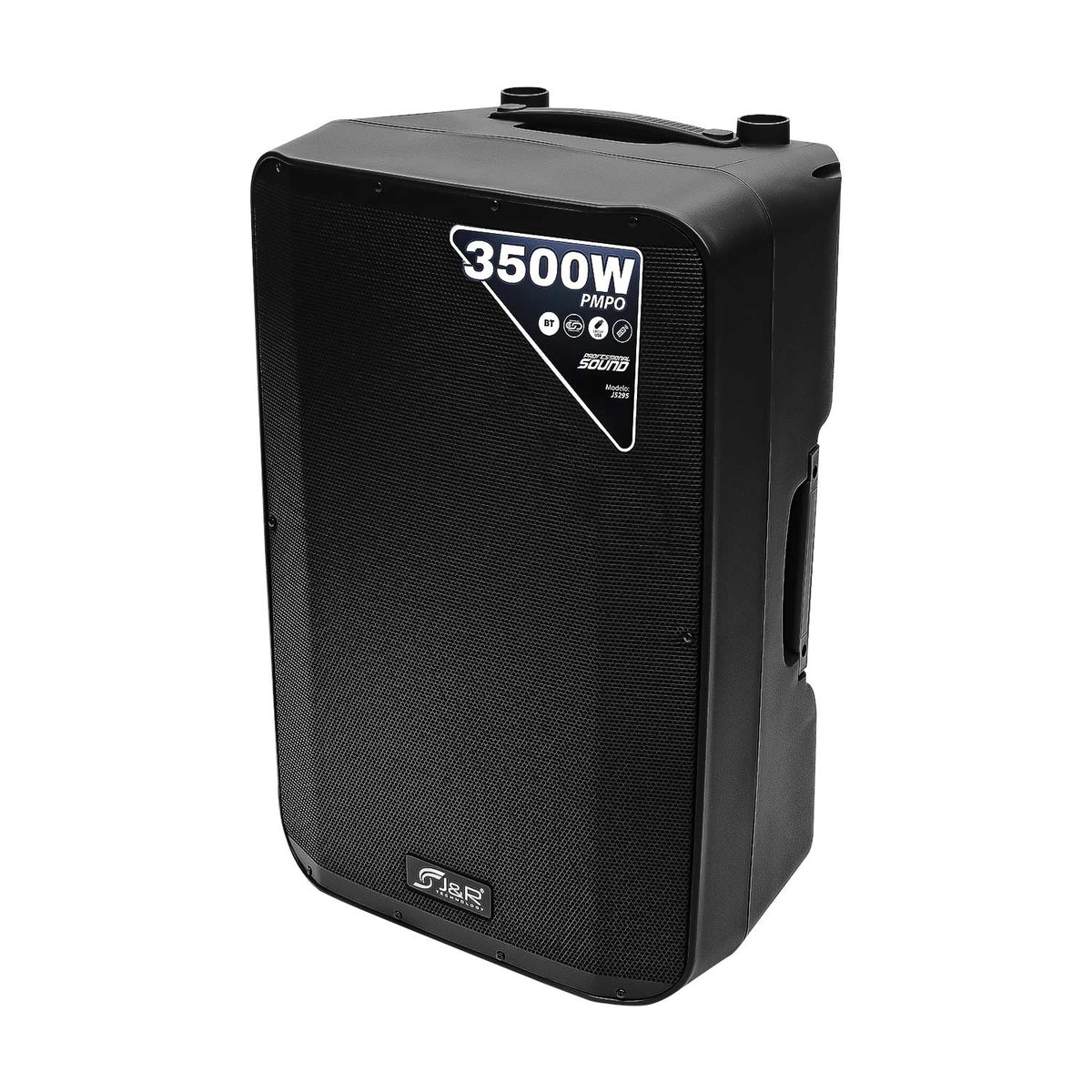 J&R J5295 Cabina activa 15" 250 W con Bluetooth TWS y panel MP3