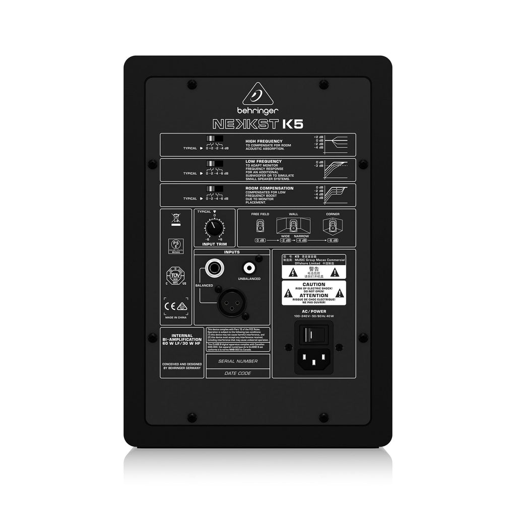 Behringer K5 Monitor de estudio biamplificado 5" (par)