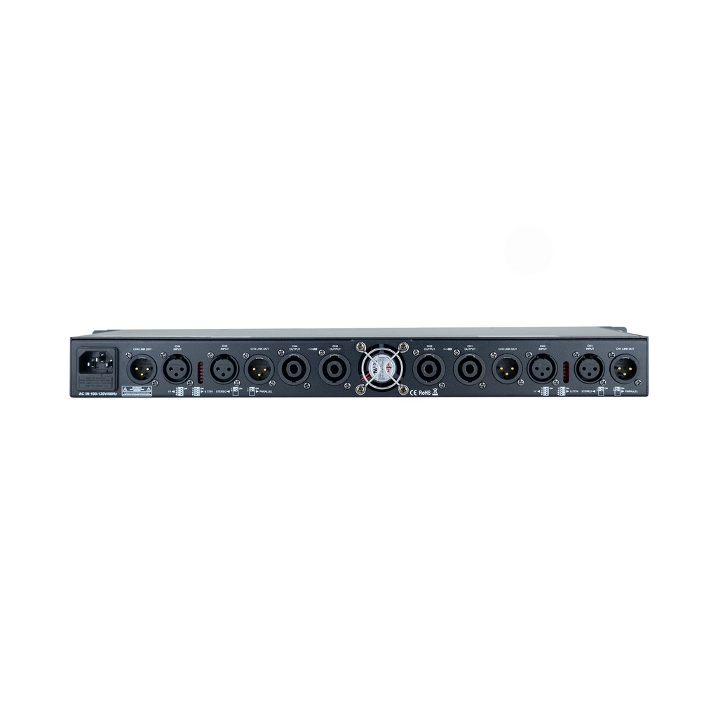 Pro DJ LD1400 Amplificador clase D de 4 canales 350 W