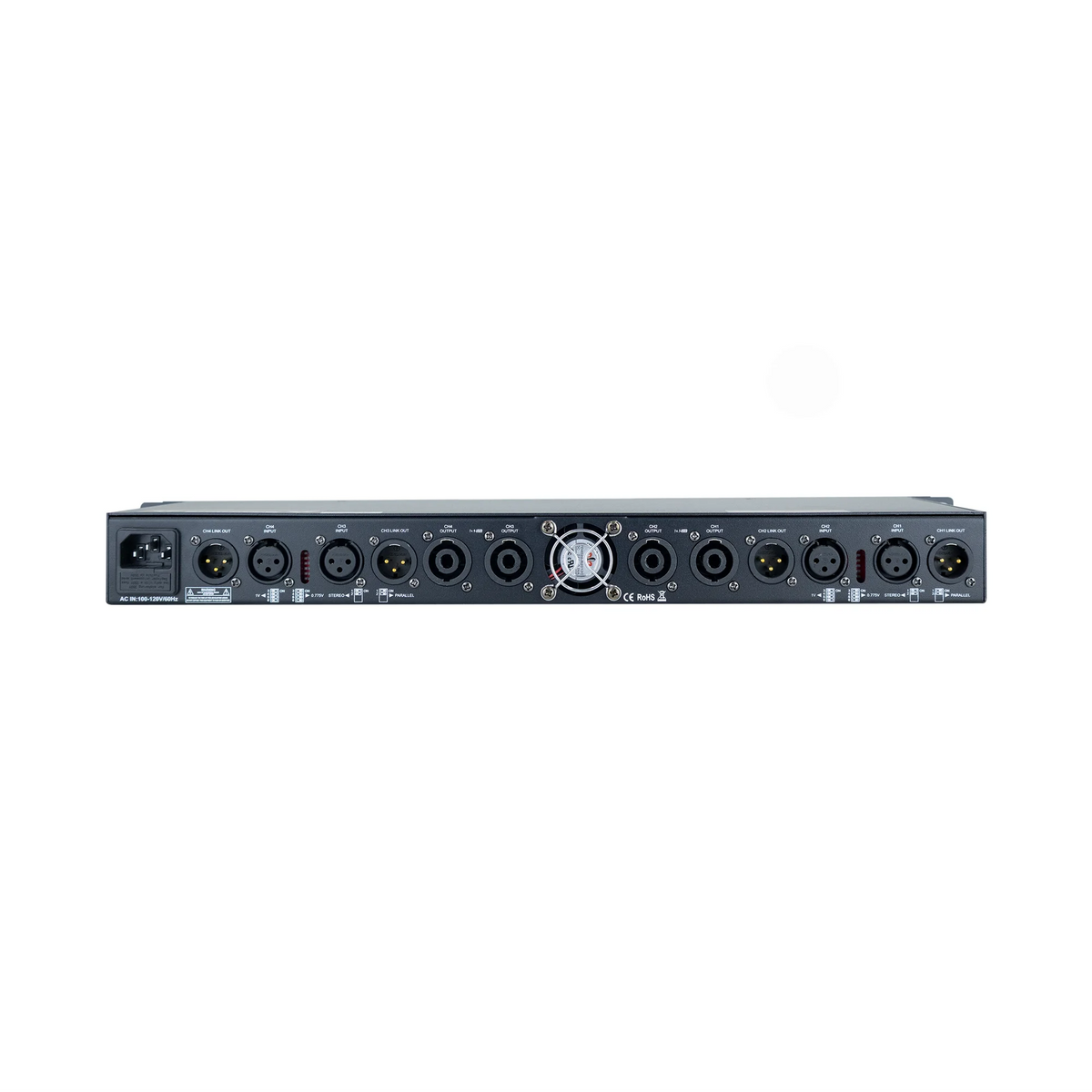Pro DJ LD1400 Amplificador clase D de 4 canales 350 W