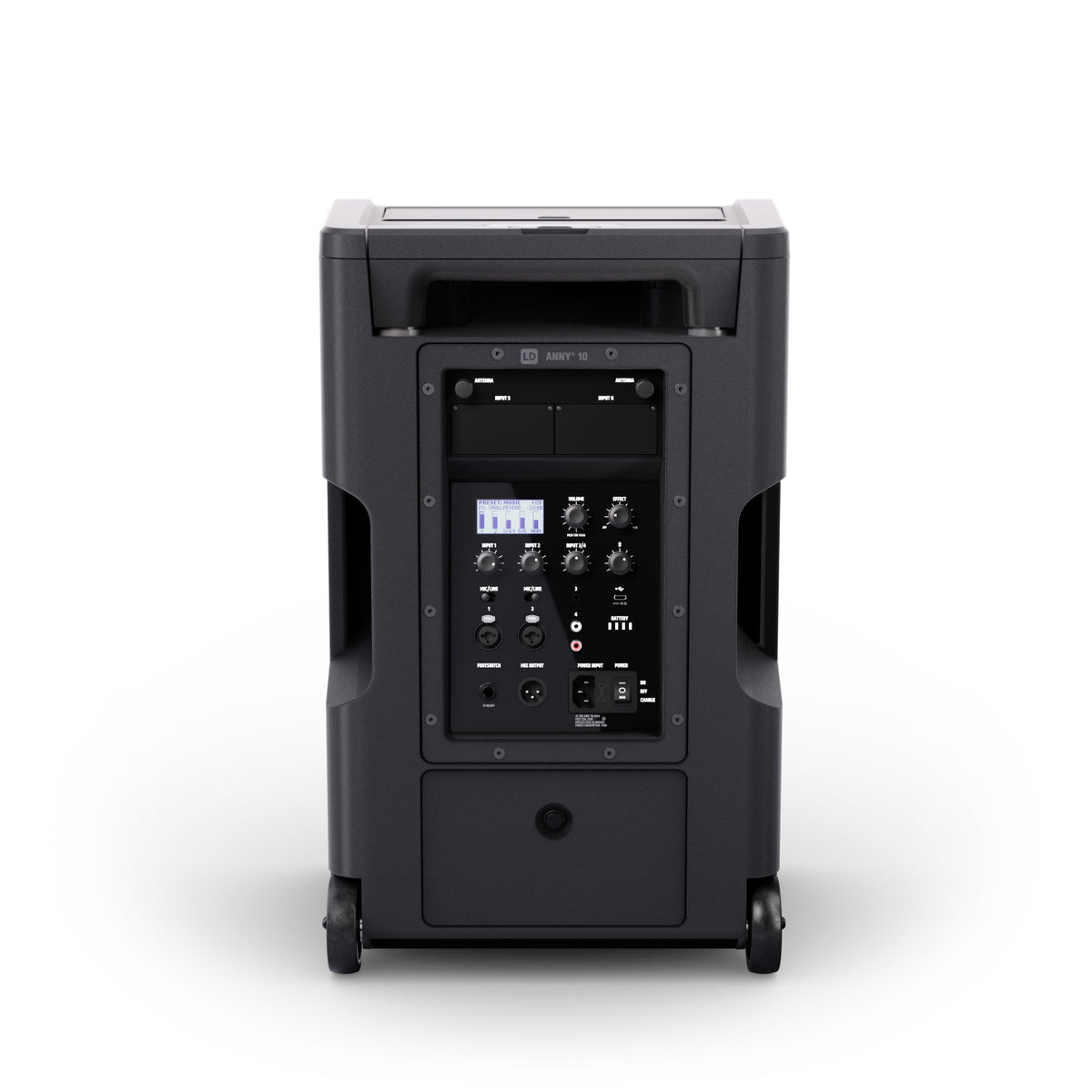 LD Systems ANNY 10 Parlante recargable Bluetooth 10" mezclador