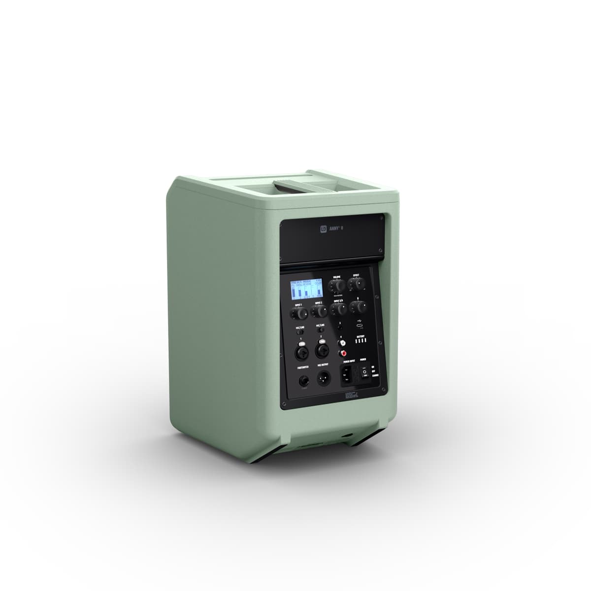 LD Systems ANNY 8 GN Parlante recargable Bluetooth verde mezclador