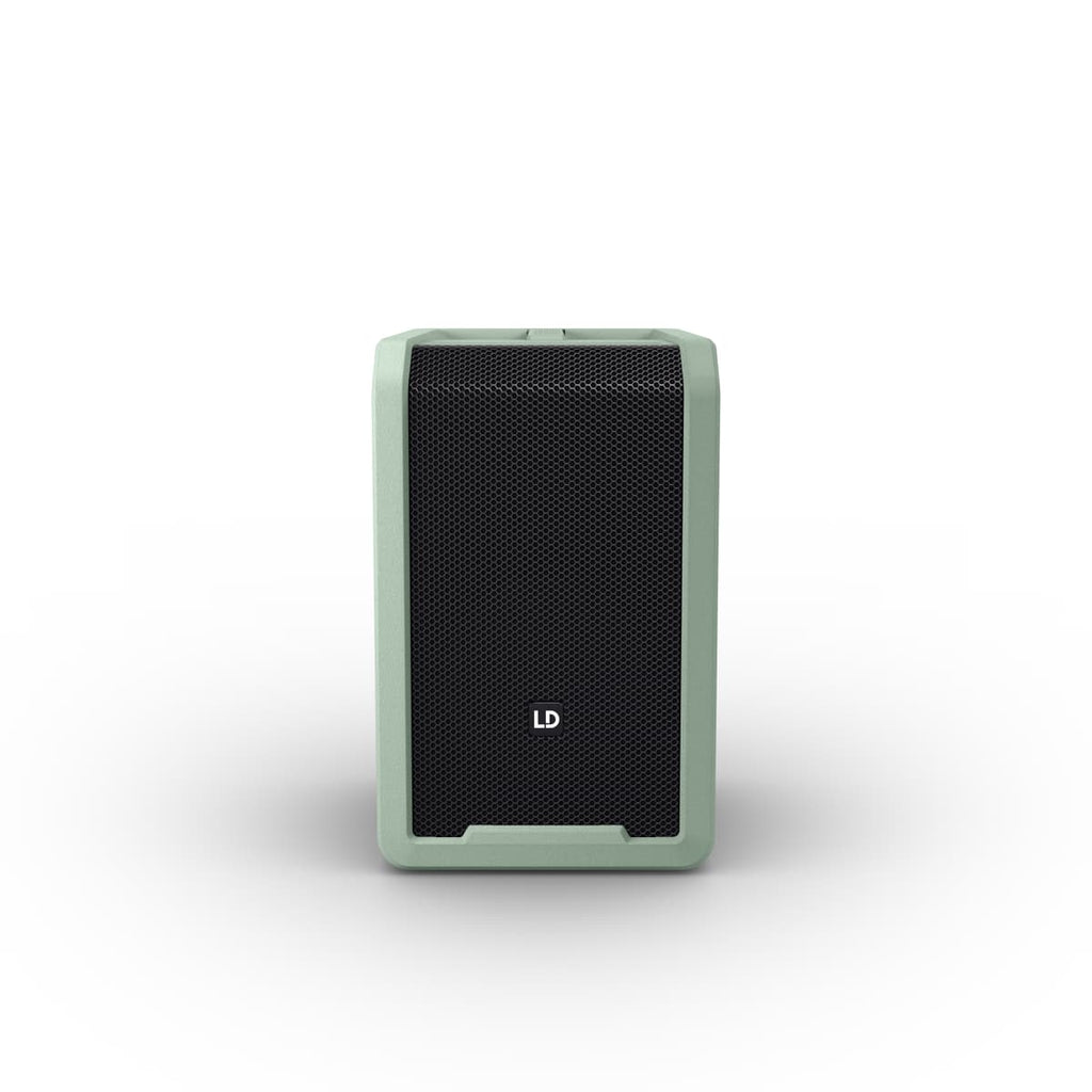 LD Systems ANNY 8 GN Parlante recargable Bluetooth verde mezclador