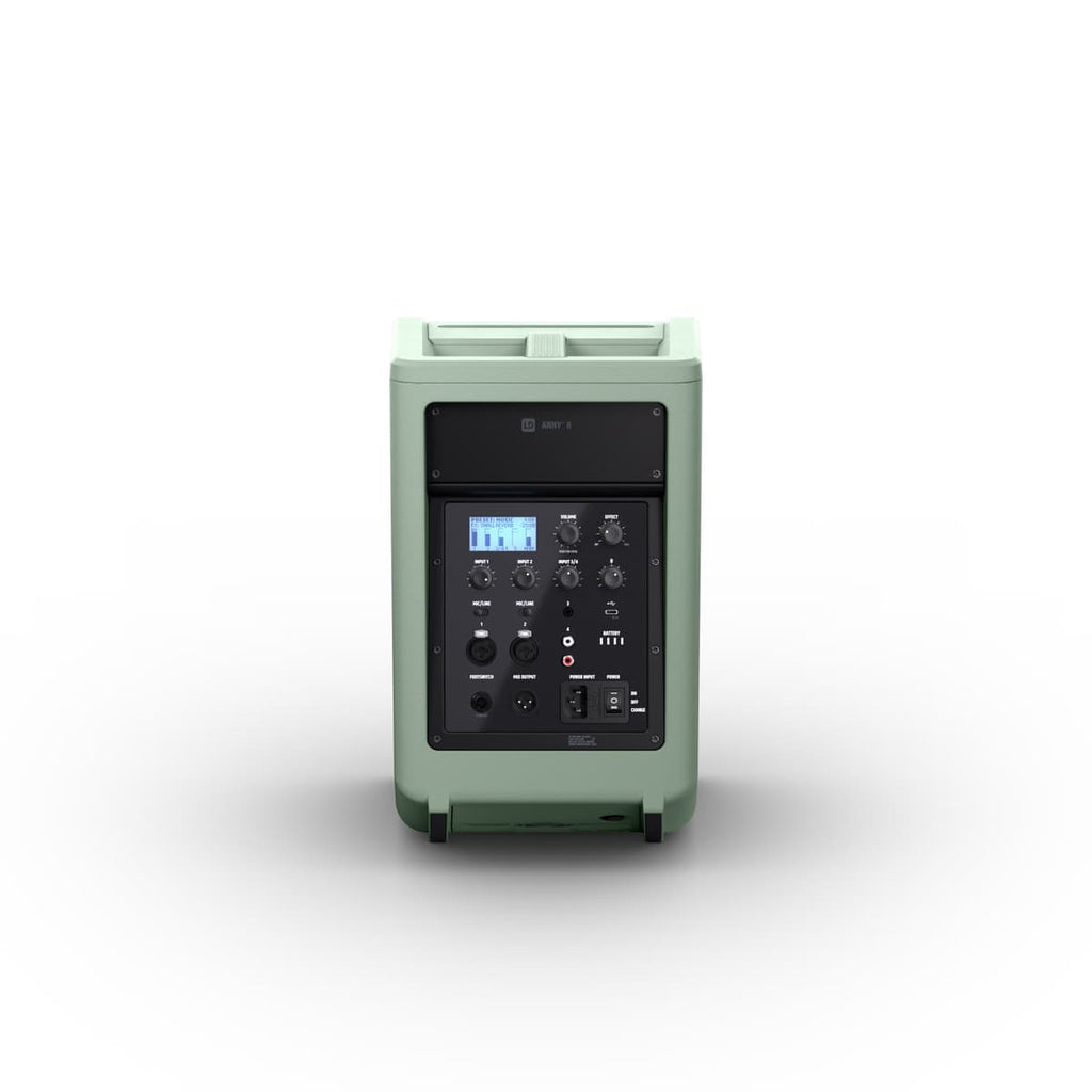 LD Systems ANNY 8 GN Parlante recargable Bluetooth verde mezclador