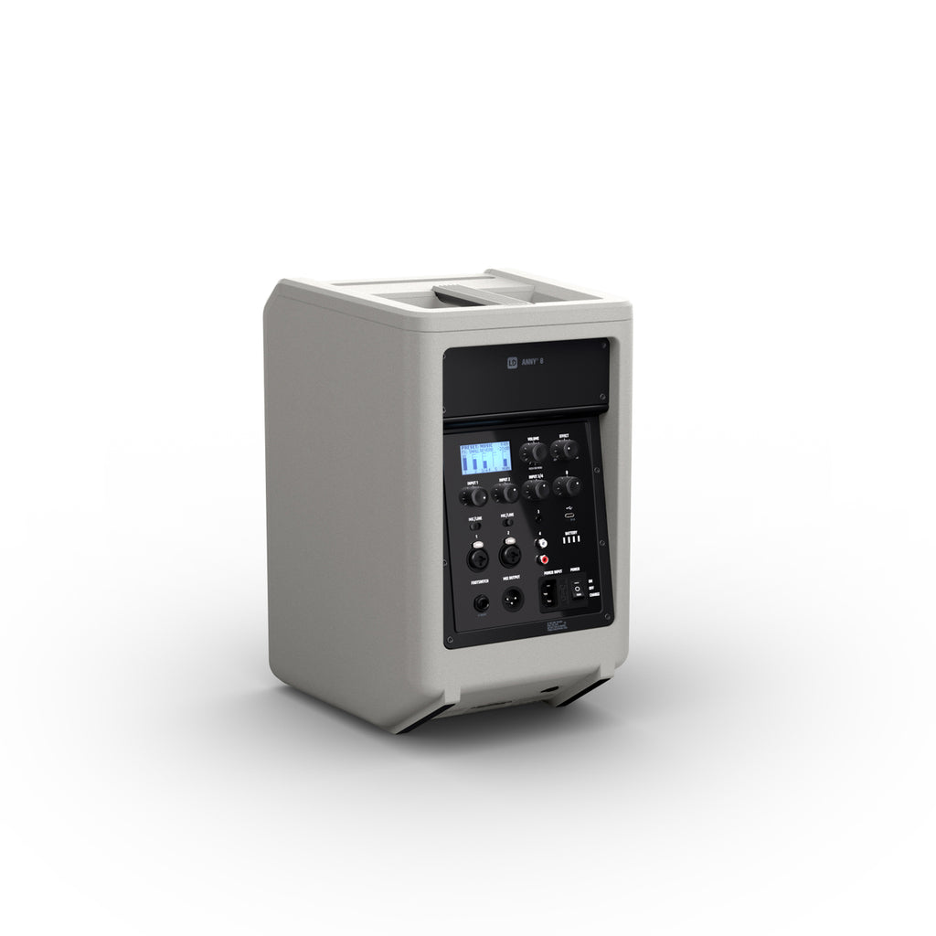 LD Systems ANNY 8 G Parlante recargable Bluetooth gris con mezclador