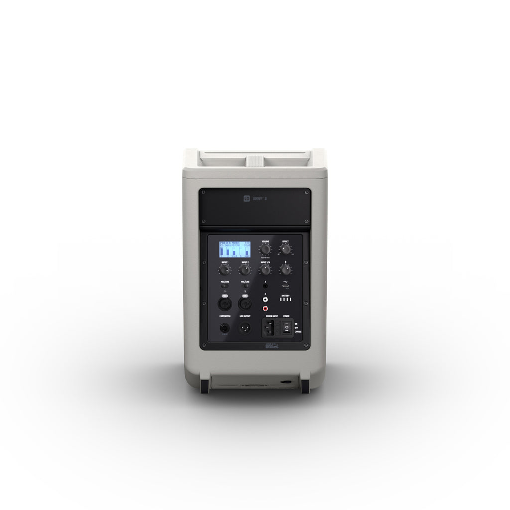 LD Systems ANNY 8 G Parlante recargable Bluetooth gris con mezclador