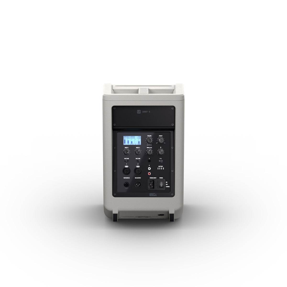 LD Systems ANNY 8 G Parlante recargable Bluetooth gris con mezclador