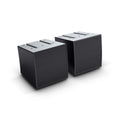 LD Systems CURV 500 S2 Dos satélites pasivos para array portátil Curv 500, negro