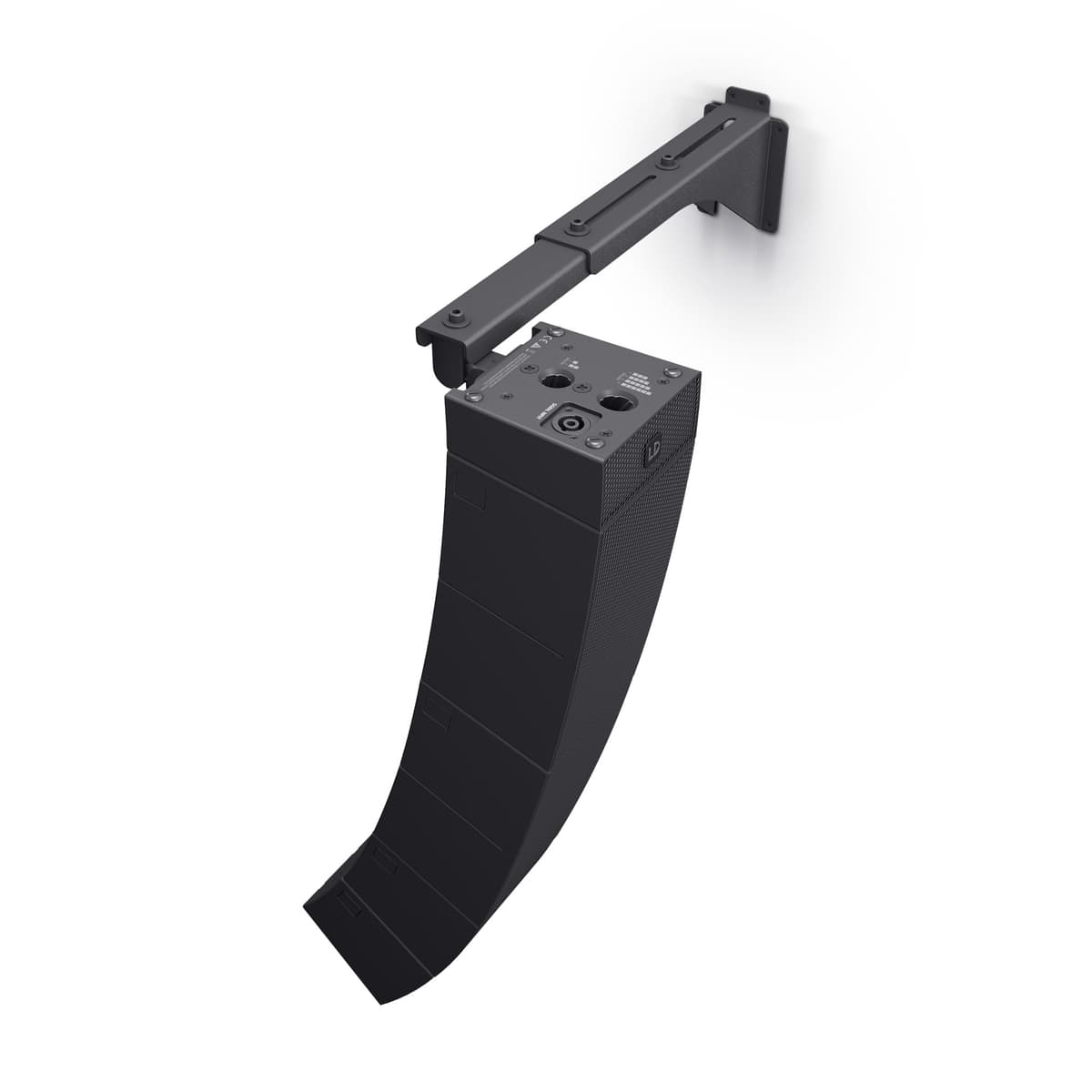 LD Systems CURV 500 WM BL Soporte de pared inclinable y giratorio, hasta 6 satélites