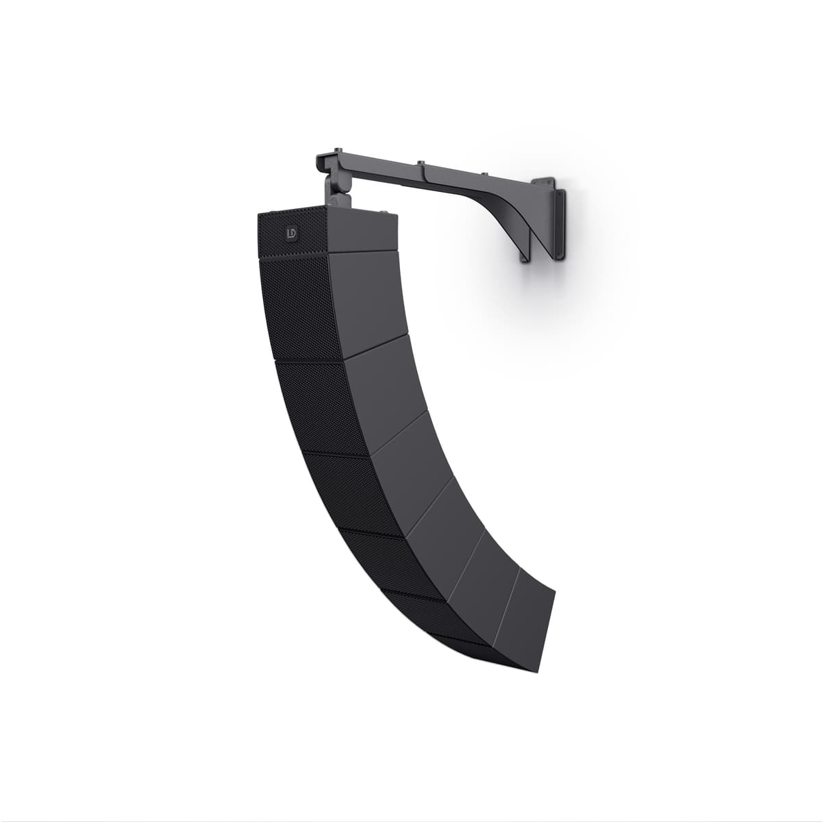 LD Systems CURV 500 WM BL Soporte de pared inclinable y giratorio, hasta 6 satélites