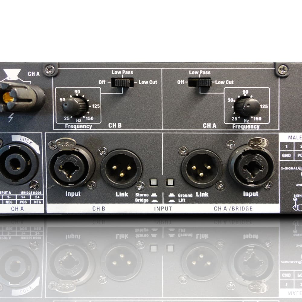 LD Systems DEEP2 2400 X Amplificador de potencia 2 x 1200 W a 2 Ohmios