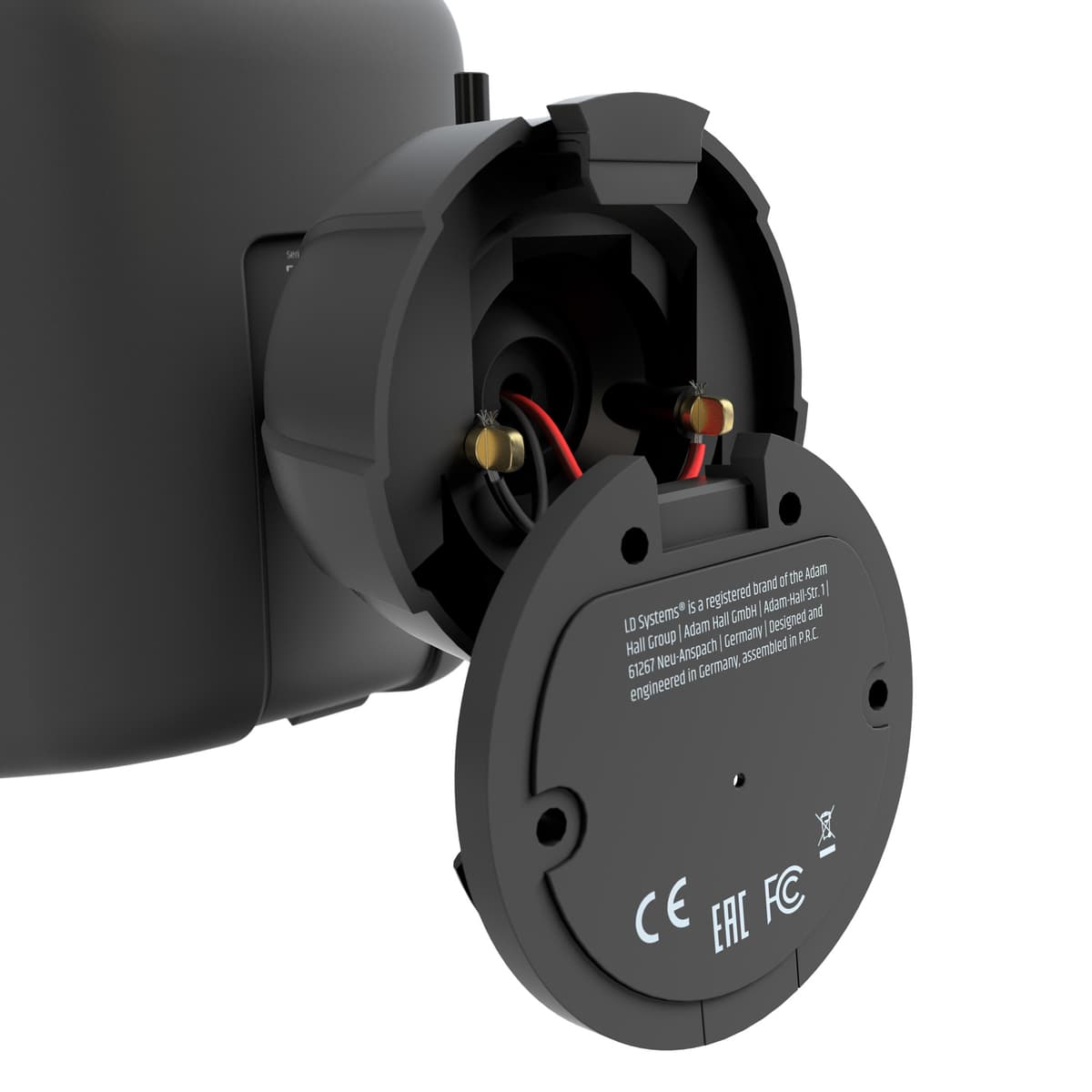 LD Systems DQOR 3 T B Parlante de exterior 3" 70/100 V negro (par)