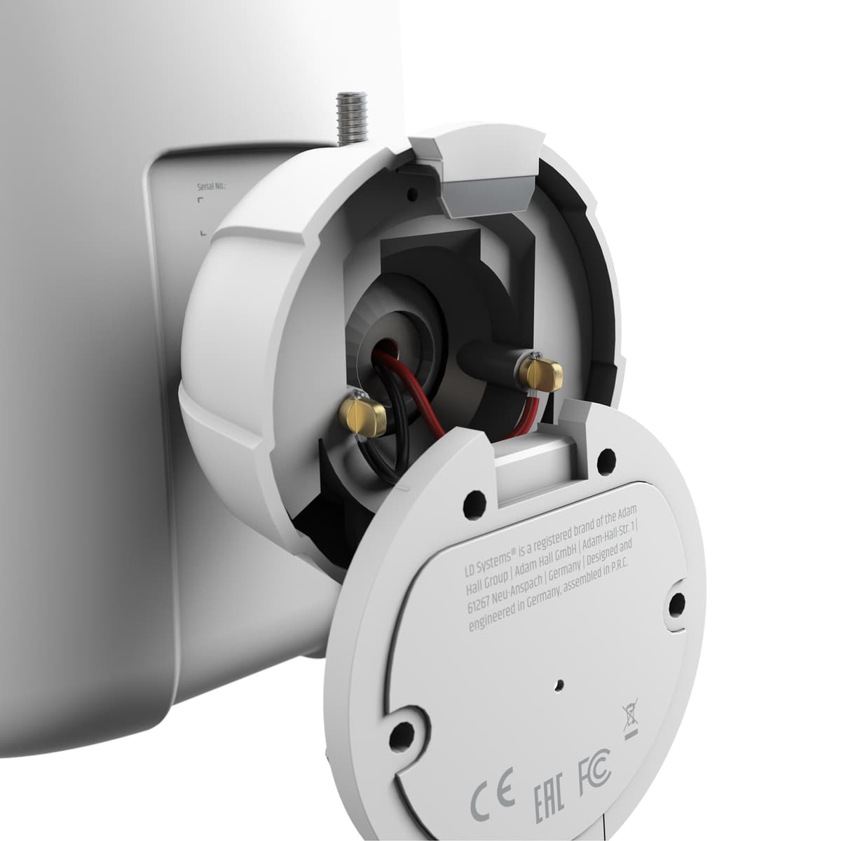LD Systems DQOR 5 T W Parlante de exterior 5" 70/100 V blanco (par)