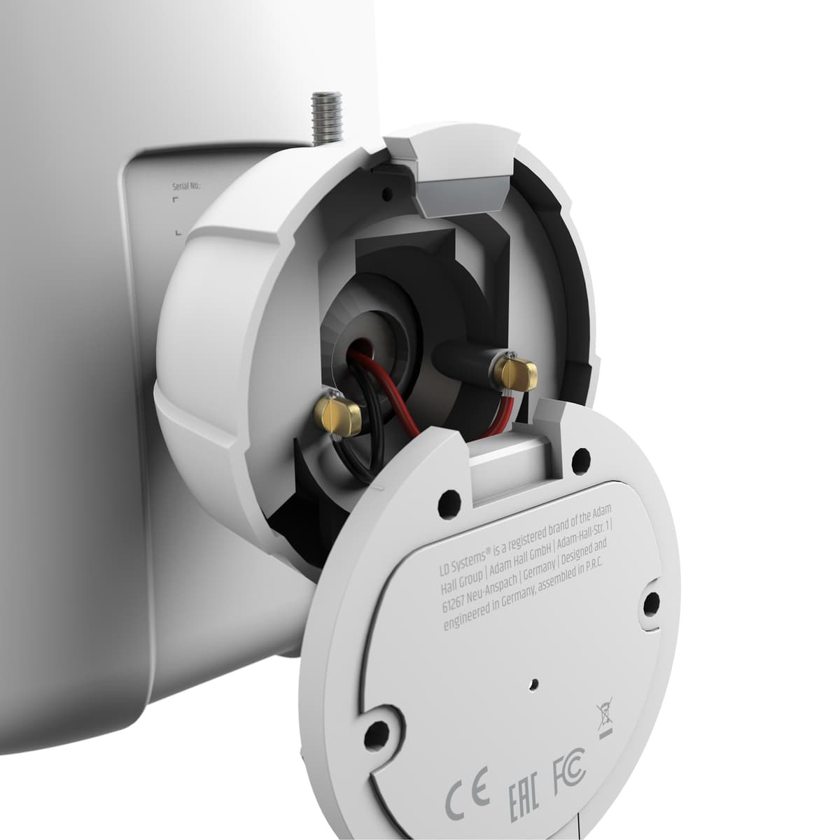 LD Systems DQOR 5 W Parlante de exterior 5" 8 ohm blanco (par)