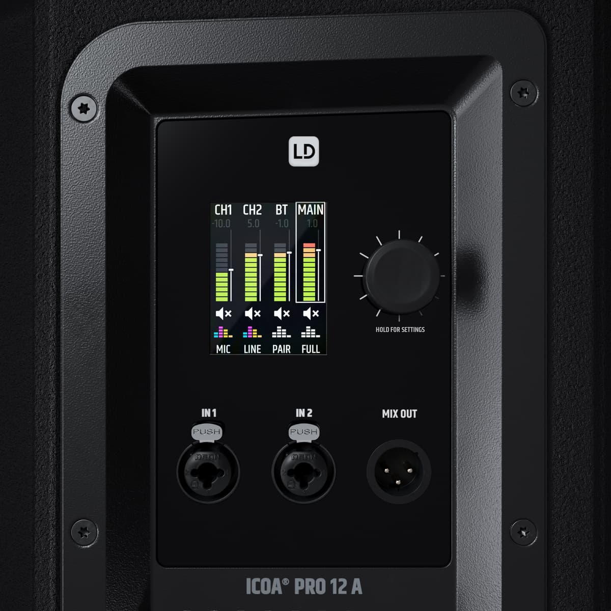 LD Systems ICOA PRO 12 A Cabina activa 12" 1000 W Bluetooth y app