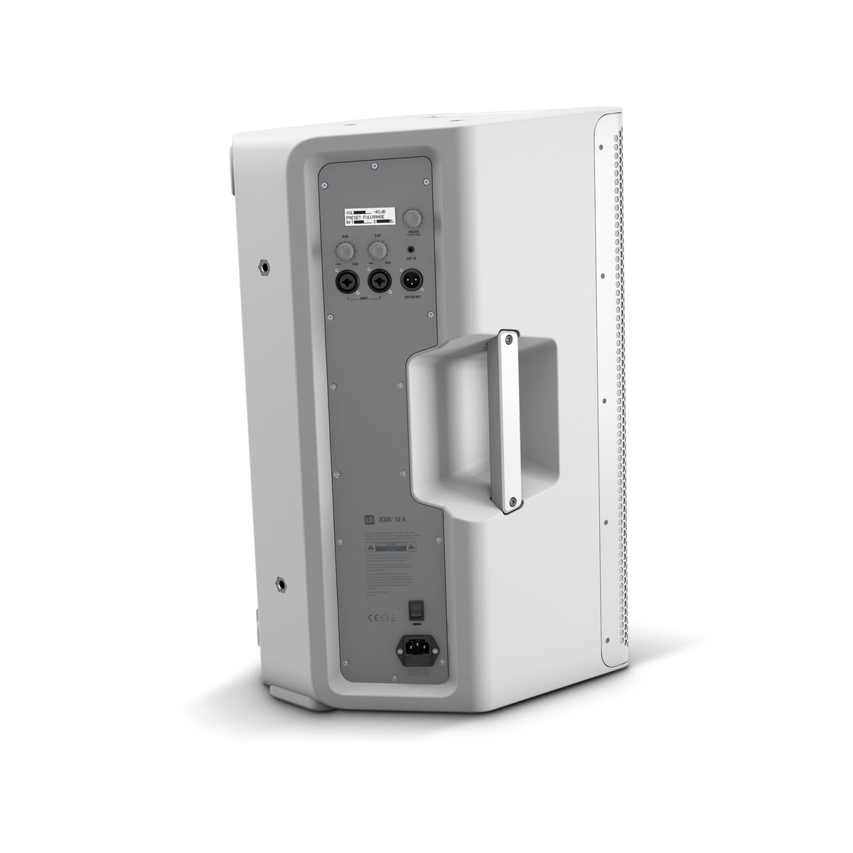 LD Systems ICOA 12 A W Cabina activa coaxial 12" 1200 W blanca