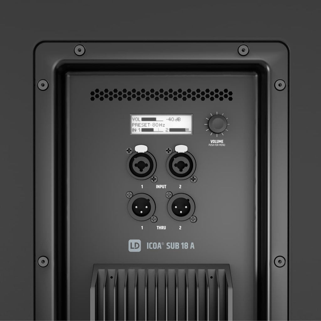 LD Systems ICOA SUB 18 A Subwoofer activo 18" 600 W RMS