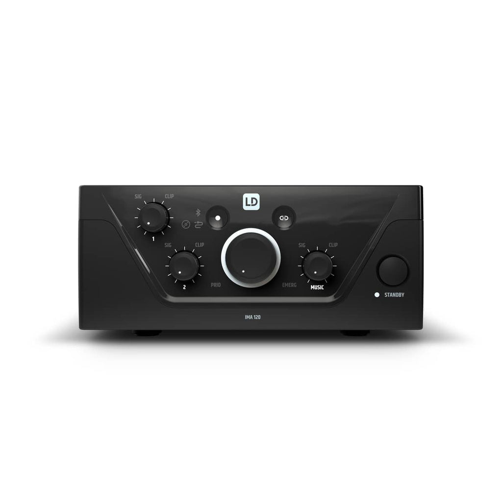 LD Systems IMA 120 Amplificador mezclador de línea 100V/70V 120 W Bluetooth