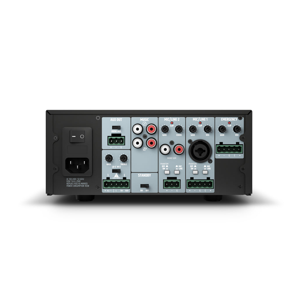 LD Systems IMA 120 Amplificador mezclador de línea 100V/70V 120 W Bluetooth