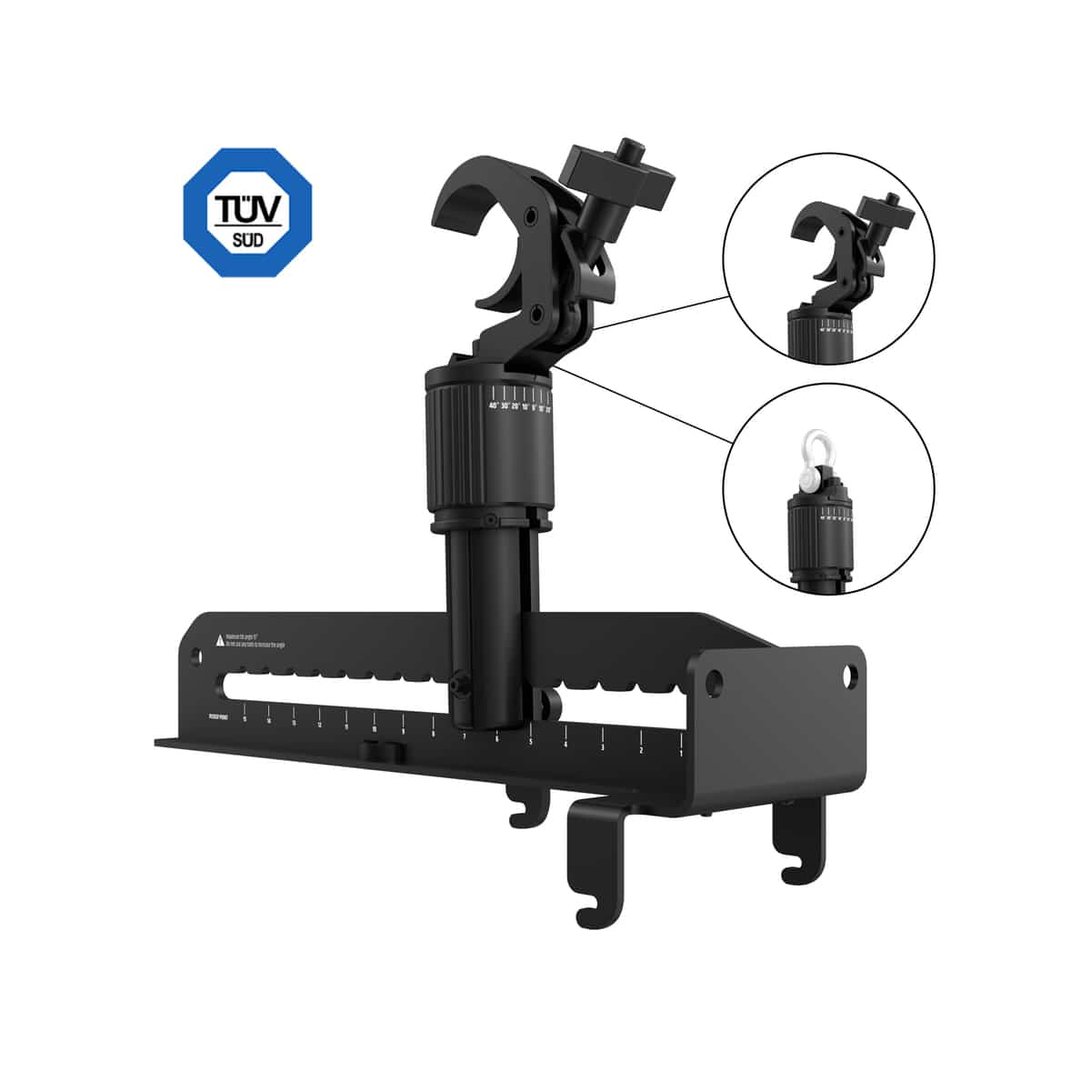 LD Systems MAILA EasyMount+ Herraje de montaje en truss, carga máxima 105 kg