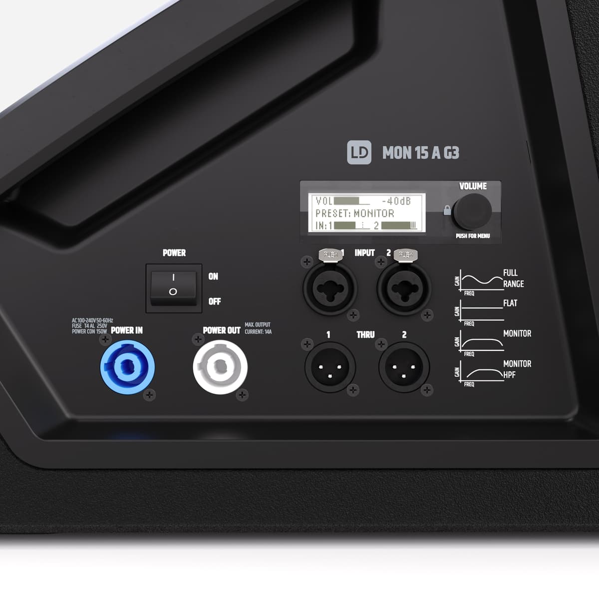 LD Systems MON 15 A G3 Monitor de escenario activo coaxial 15" 300 W RMS
