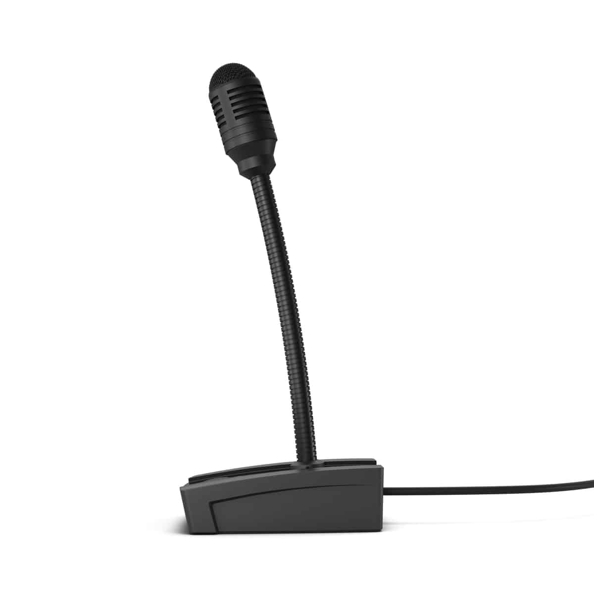 LD Systems PAM Micrófono de mesa cuello de cisne con base y salida balanceada