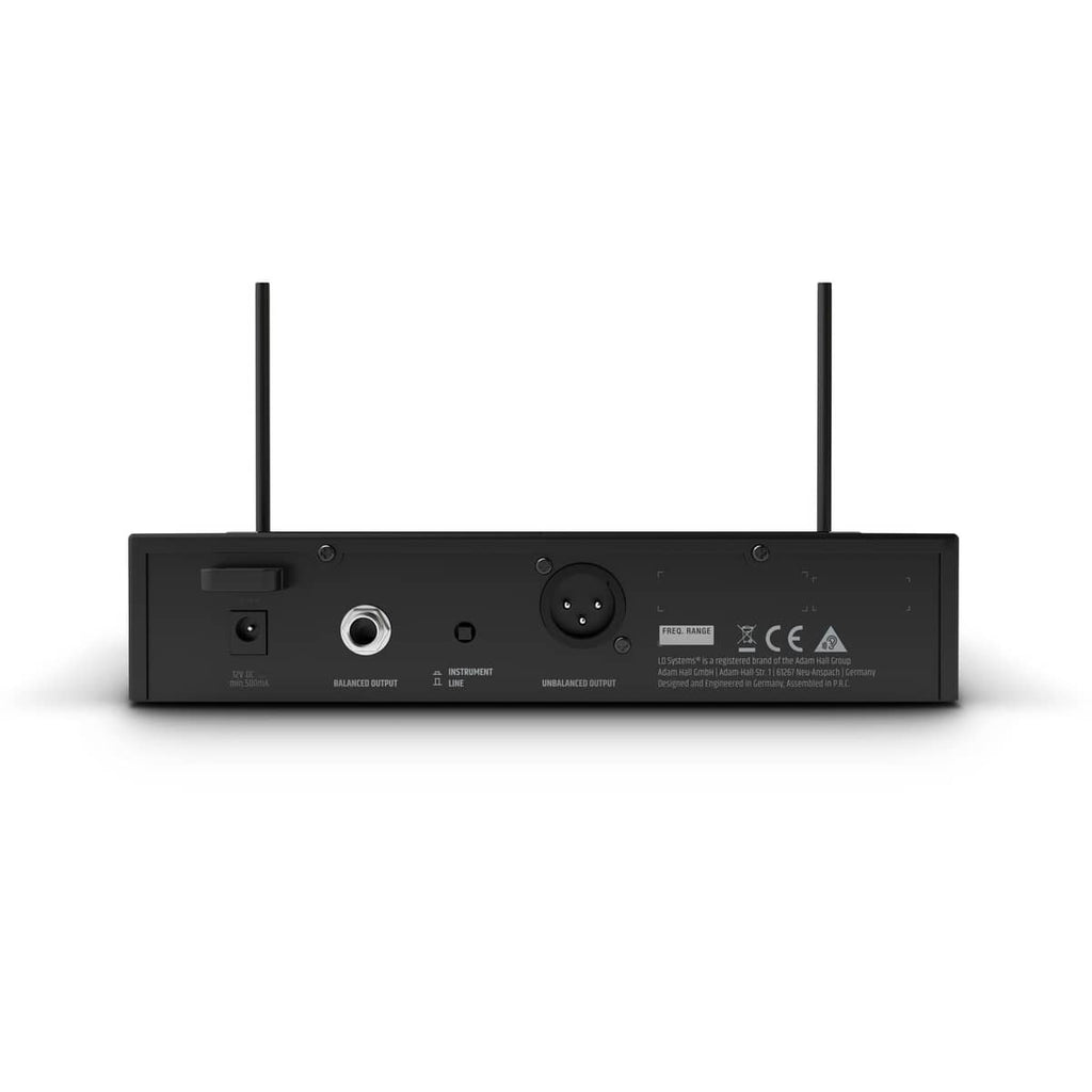 LD Systems U305 BPH Sistema inalámbrico con petaca y micrófono de diadema 584-608 MHz