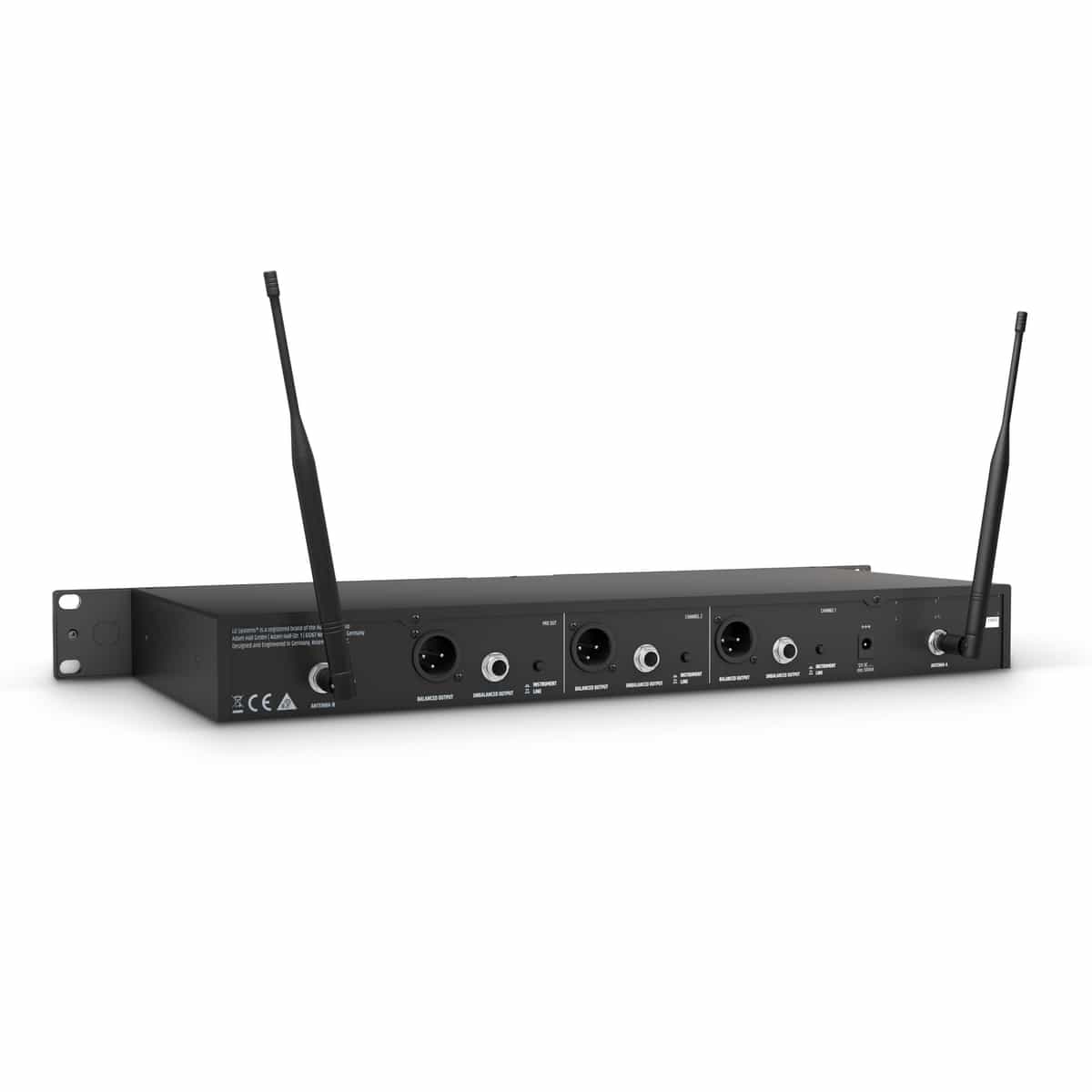 LD Systems U506 HHD 2 Sistema inalámbrico dual con 2 micrófonos de mano 655-679 MHz