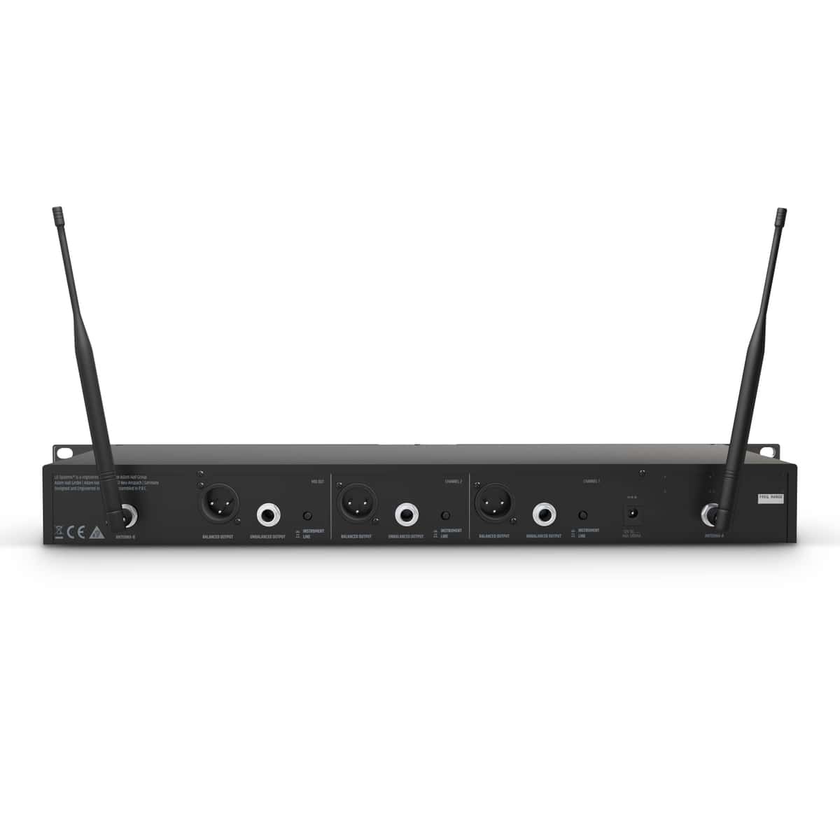 LD Systems U506 HHD 2 Sistema inalámbrico dual con 2 micrófonos de mano 655-679 MHz