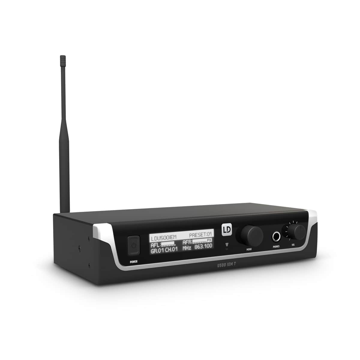 LD Systems U506 IEM Sistema de monitoreo in-ear inalámbrico 655-679 MHz 96 canales