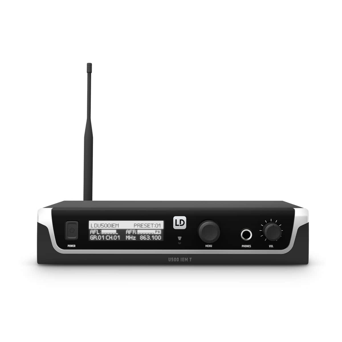 LD Systems U506 IEM Sistema de monitoreo in-ear inalámbrico 655-679 MHz 96 canales
