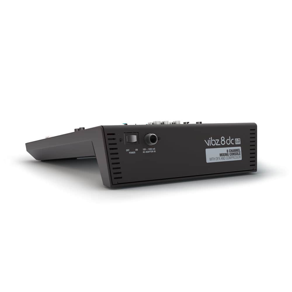 LD Systems VIBZ 8 DC Consola análoga de 8 canales con efectos y compresor