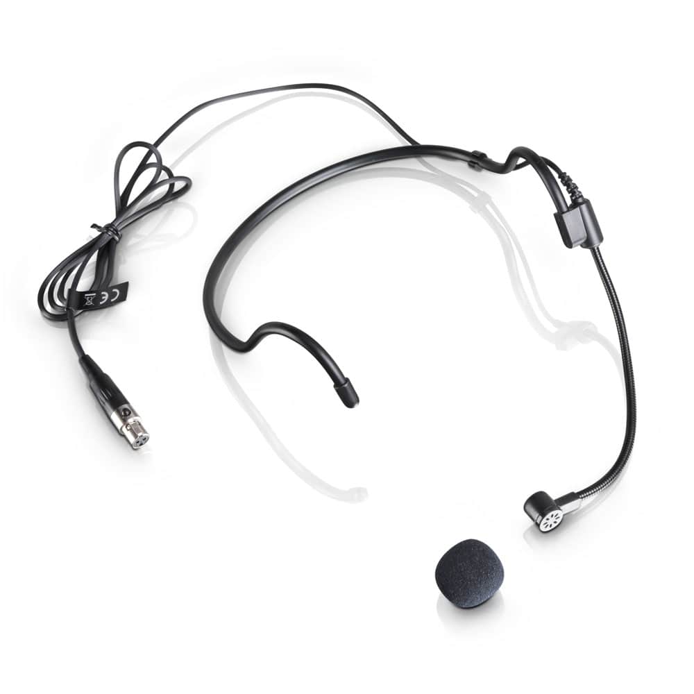 LD Systems WS 100 MH 1 Micrófono de diadema para petaca U300 y U500 color negro