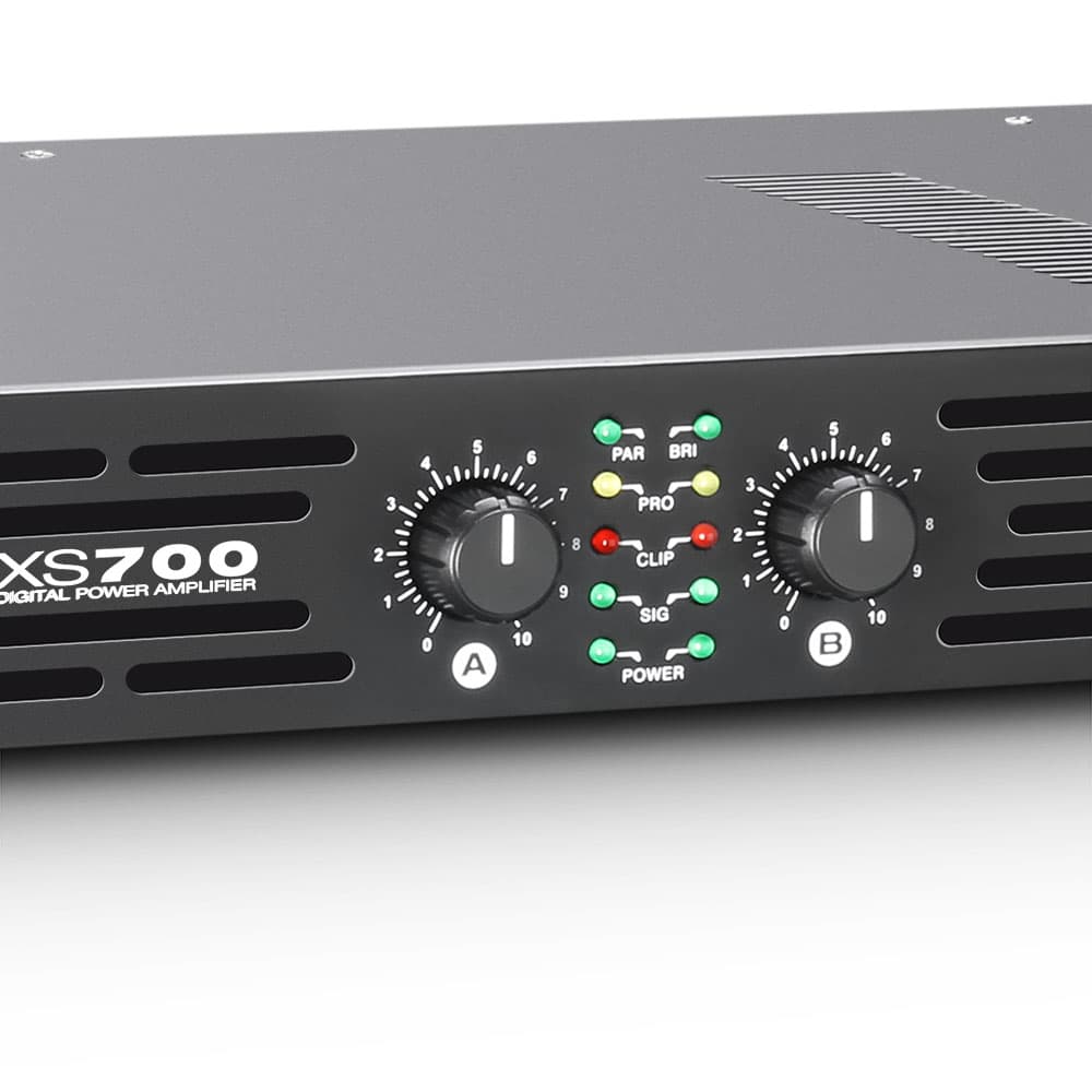 LD Systems XS 700 Amplificador de potencia Clase D 2 x 350 W a 4 Ohmios