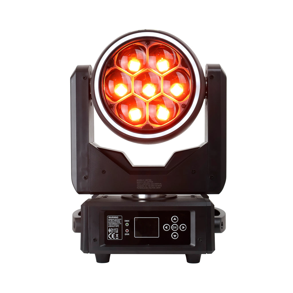Big Dipper LM0740L Cabeza móvil RGBW 7 LEDs 40W