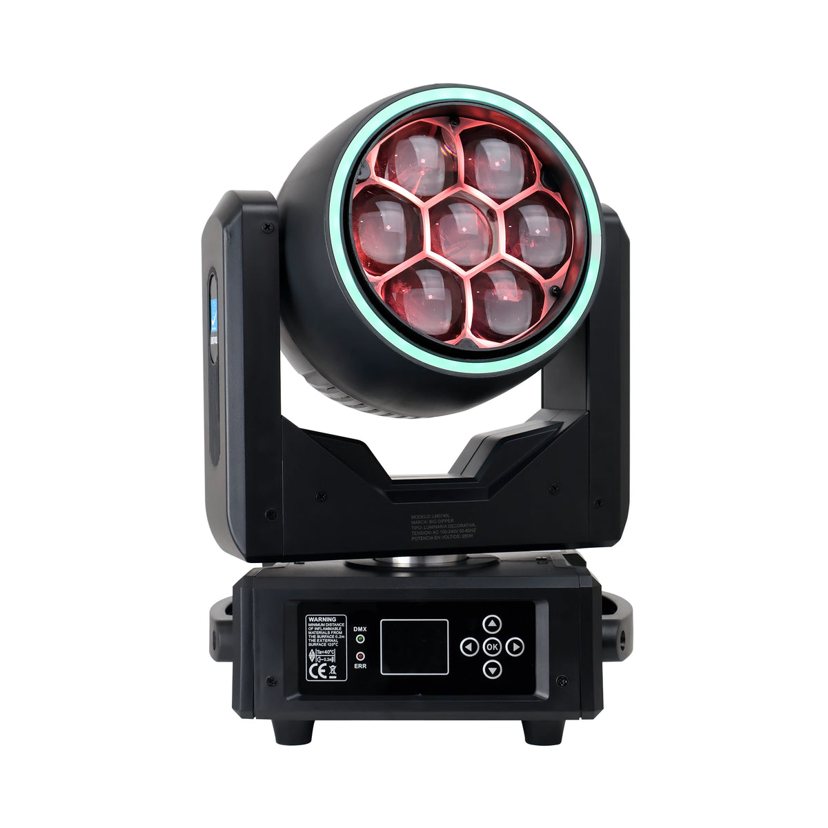 Big Dipper LM0740L Cabeza móvil RGBW 7 LEDs 40W