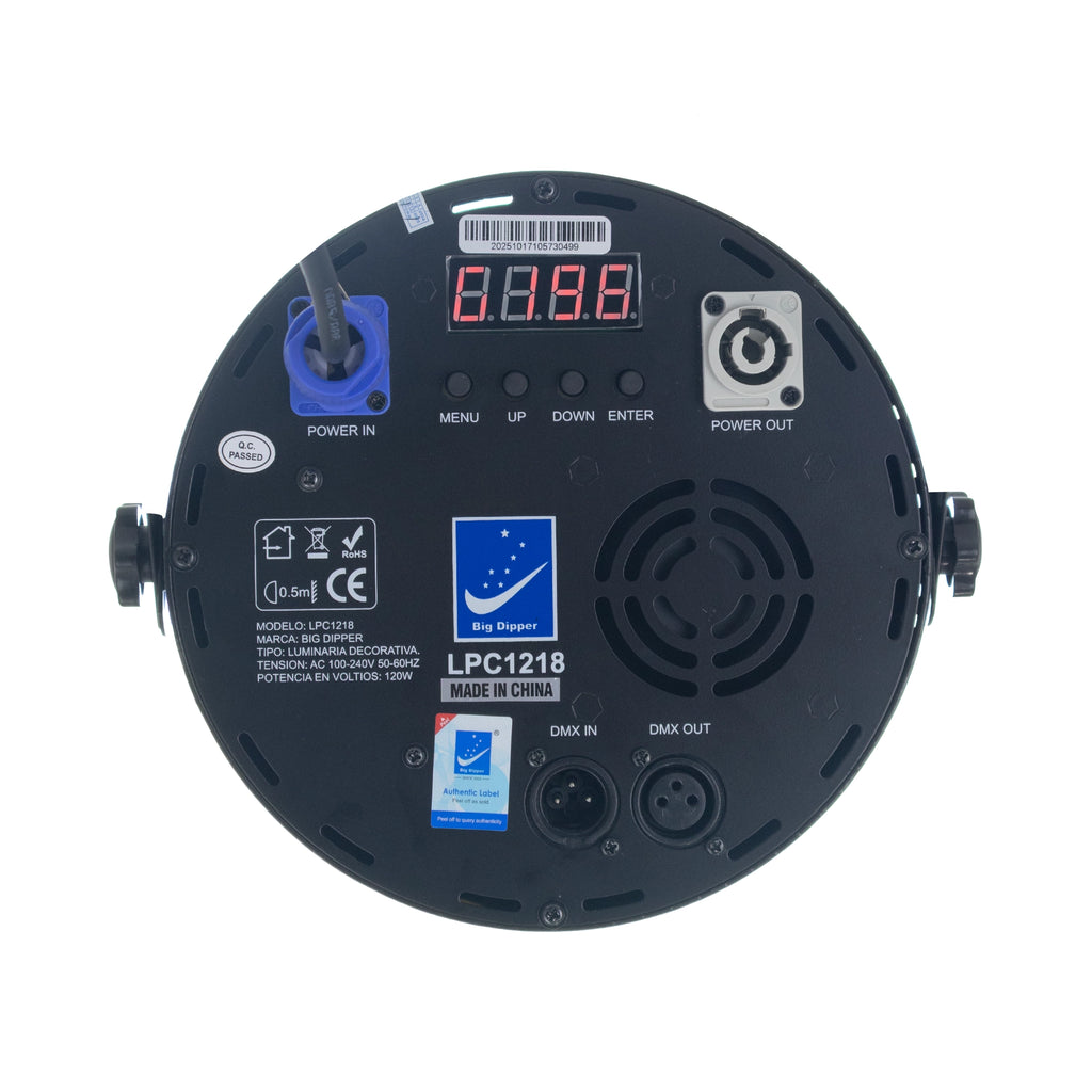 Big Dipper LPC1218 Par LED 6 en 1 12x18W