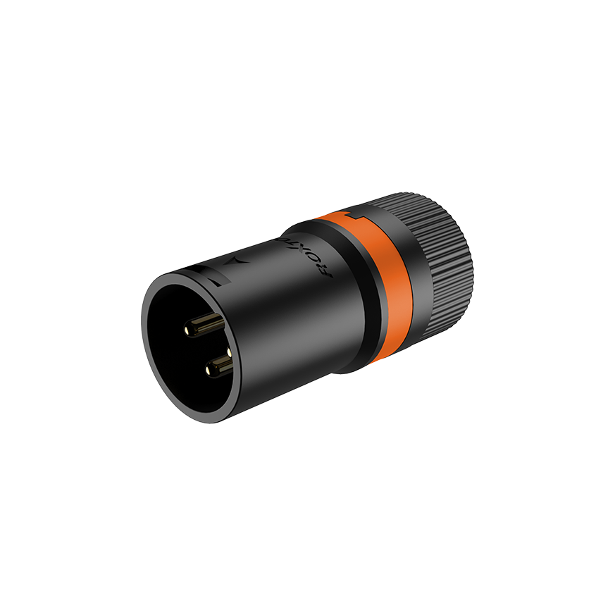 Roxtone LX3M Conector XLR macho rotable bajo perfil carcasa plástica