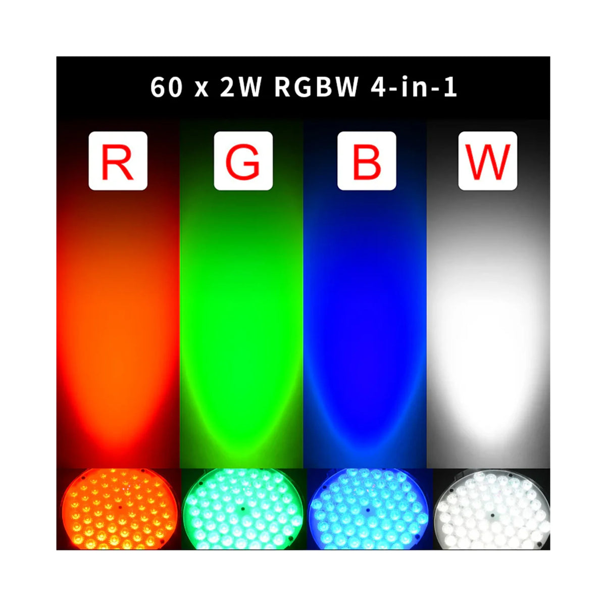 Big Dipper LPC120 Par LED RGBW 60 LEDs 120W
