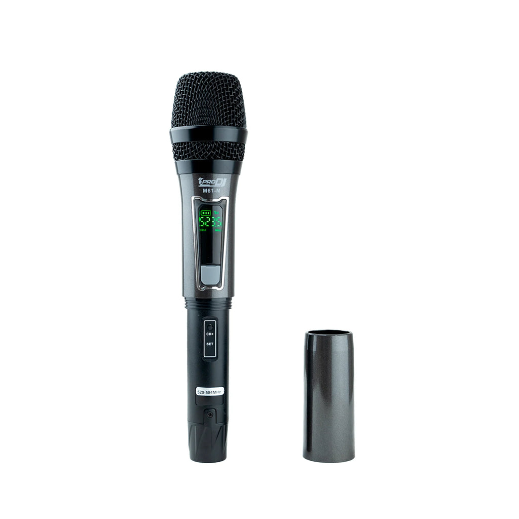 Pro DJ M61-M Micrófono inalámbrico de mano recargable